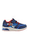 Kinder Sneakers Anatomisch mit Klettverschluss & Lichtern Blau