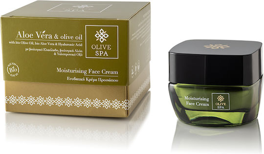 OliveSpa Алое Вера & Зехтин Лека Текстура Хидратиращ Крем за Лице с Алое Вера & Витамин Е 50мл