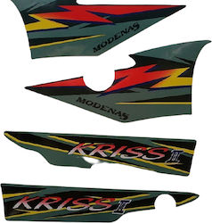 Modenas Stickers Set Green
