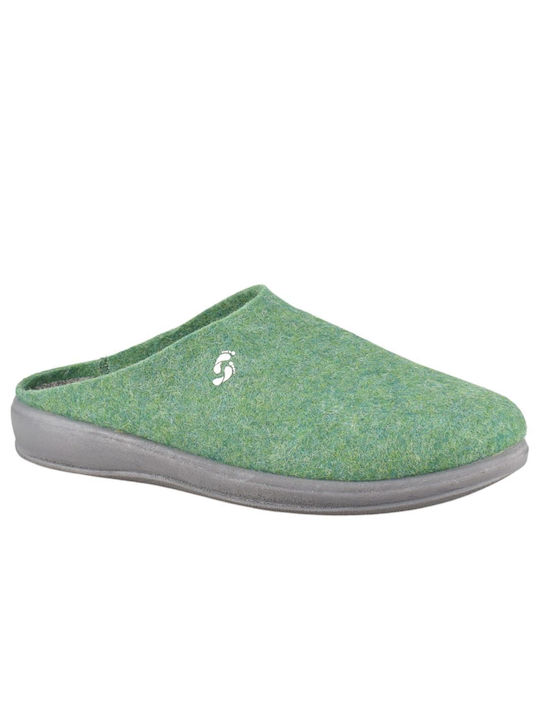 Yfantidis Winter Women's Slippers in Verde color