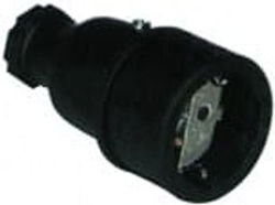 Redled Stecker Weiblich Schuko Schwarz