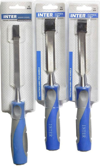 Inter Skewed Chisel 10mm with Plastic Handle