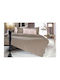 Guy Laroche Sheet King Size with Elastic 180x200+35cm. Minimal Wenge