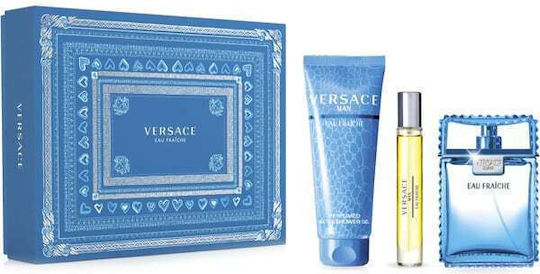 Versace Eau Fraiche Ανδρικό Σετ με Eau de Toilette 3τμχ