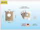 Philips Sydney Σακούλες Σκούπας 4τμχ Συμβατή με Σκούπα Philips
