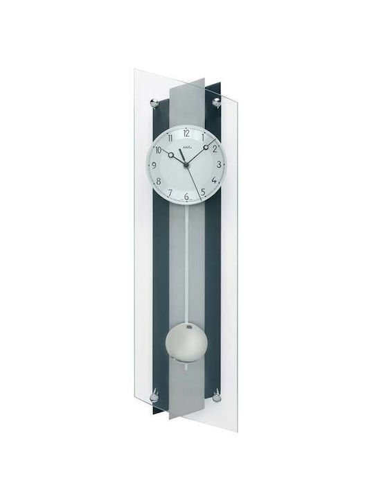 AMS Wall Clock Gray