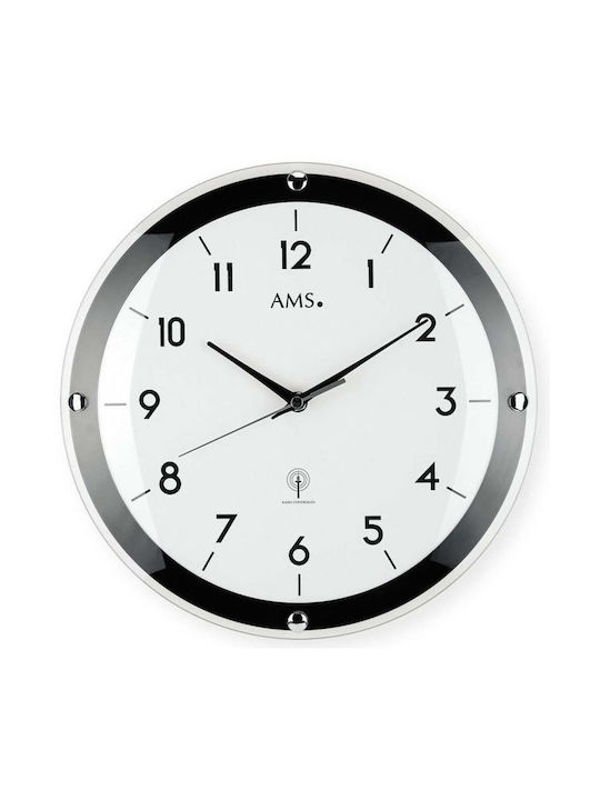 AMS Wall Clock White