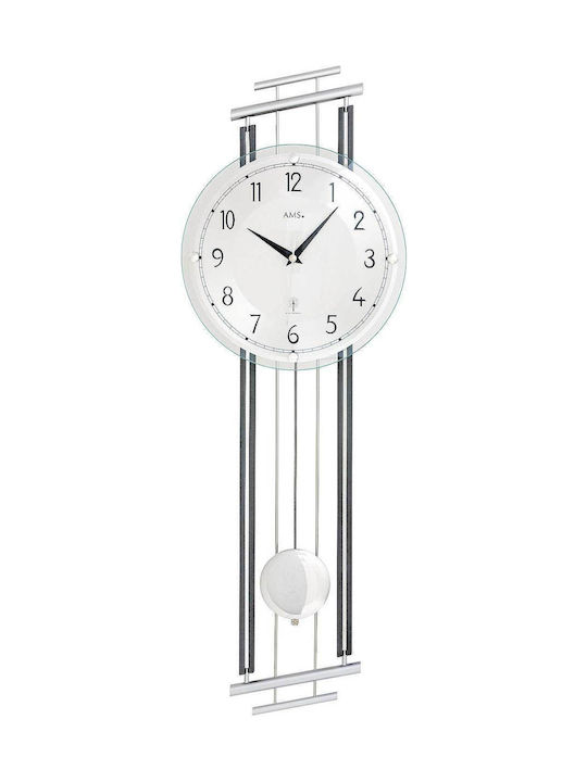 AMS Wall Clock Gray