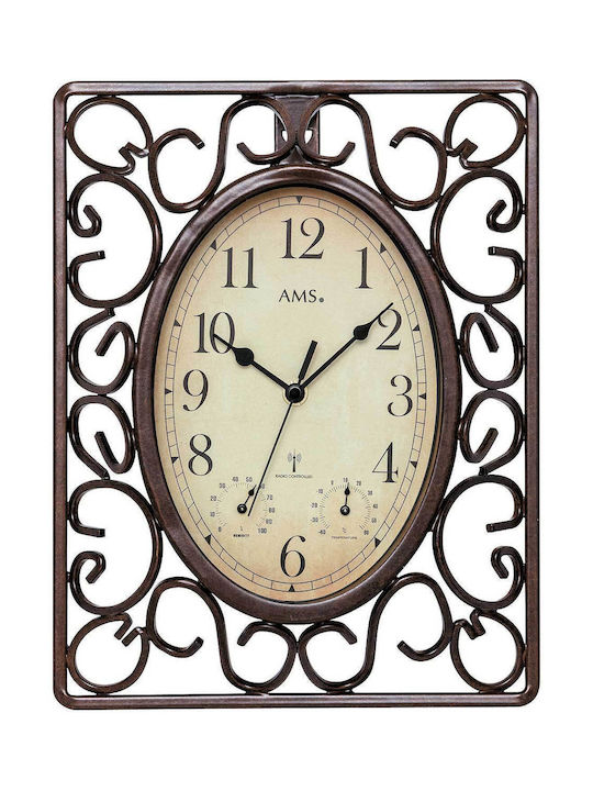 AMS Wall Clock Ecru