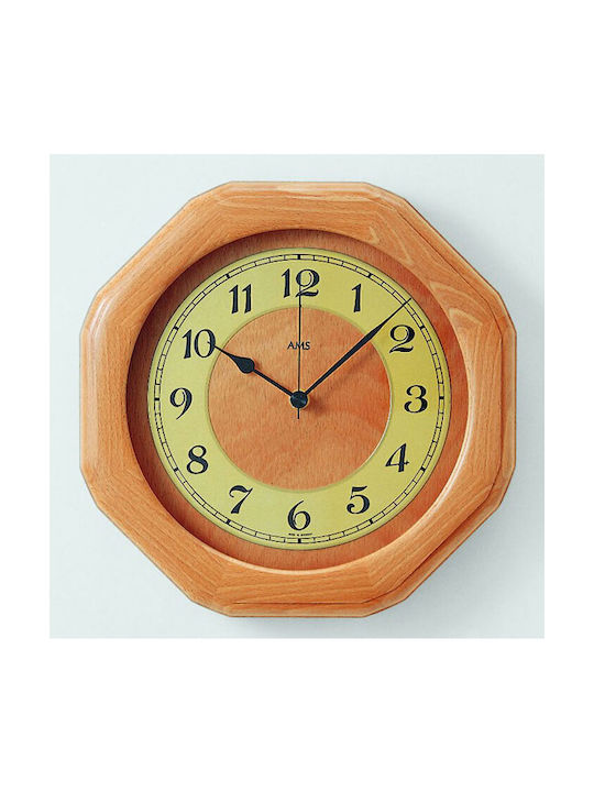 AMS Wall Clock Gold