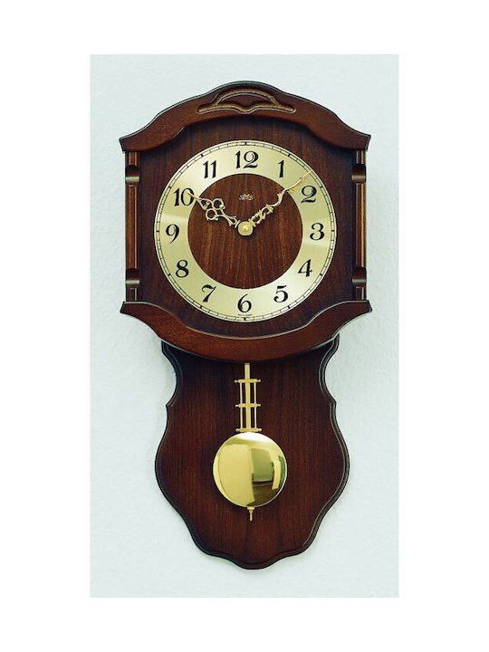 AMS Wall Clock Gold