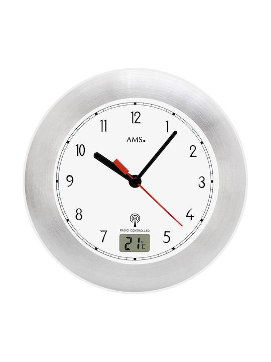 AMS Wall Clock White