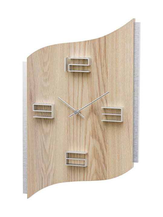 AMS Wall Clock Brown