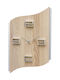 AMS Wall Clock Brown