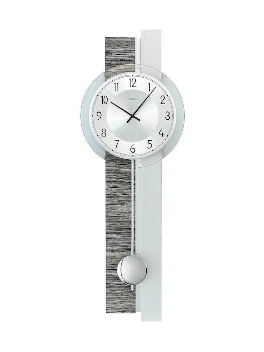 AMS Wall Clock Gray