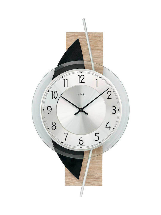 AMS Wall Clock Gray