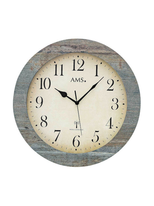 AMS Wall Clock Ecru