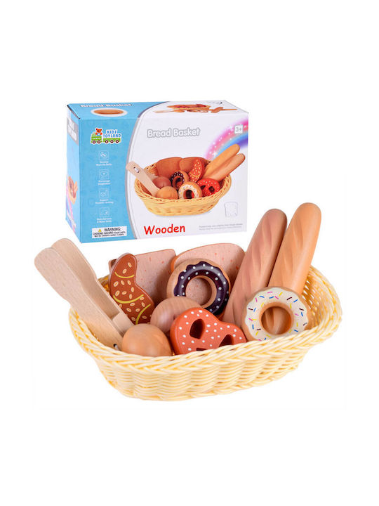 Jokomisiada Wooden Bread Basket Beige