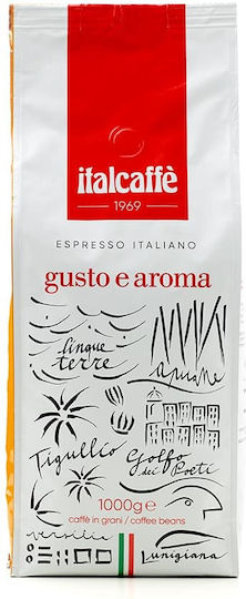 Italcafe Cafea Espresso Gusto E Aroma Boabe 1kg
