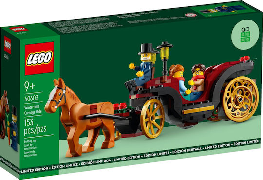 LEGO Τουβλάκια Wintertime Carriage Ride Christmas Limited Edition για 9+ Ετών