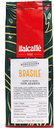 Italcafe Καφές Espresso Μονοποικιλιακός Arabica Brazil Single Origin με Άρωμα Chocolate σε Κόκκους Μέτρια 250gr