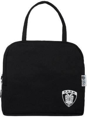 Estia Insulated Bag Handbag Save the Aegean 6 liters Paok BC Edition Black