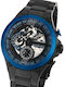 Jacques Lemans Ανδρικό Ρολόι 43mm Μπαταρίας με Γκρι Μεταλλικό Μπρασελέ