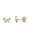 Goldjewels Παιδικά Σκουλαρίκια Καρφωτά Πεταλούδες από Χρυσό 9K