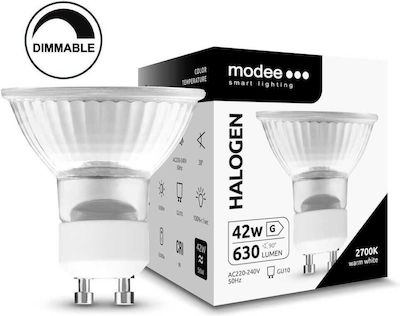 Modee Lighting Λάμπα Αλογόνου για Ντουί GU10 με Ισχύ 42W