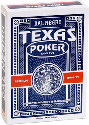 Dal Negro Τράπουλα Πλαστική για Poker Μπλε