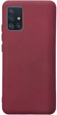 Back Cover Silicone Burgundy (Galaxy A51)