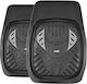 Autoline Front Mats Universal Tray Type 2pcs from Rubber Black