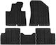 Lampa Set of Front and Rear Mats 4pcs for Kia Carens 2013 Black
