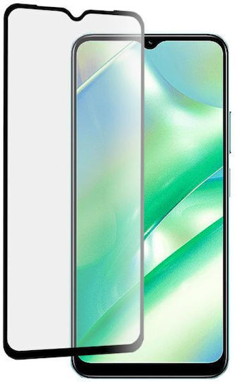 Frame 0.3mm Adeziv complet Full Face Tempered Glass Negru (Realme C33)