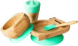 Eco Rascals Set De Hrană Din Bambus 4 Piese