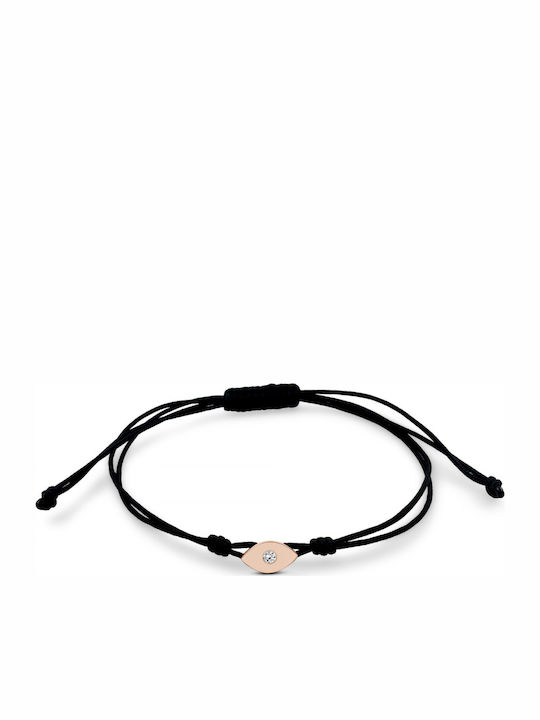 Ekan Damen Armband mit Design Auge aus Kabel mit Diamant