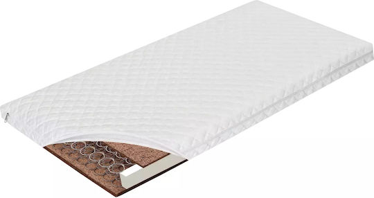 Greco Strom Orthopedic Mattress Crib Orfeas with Coconut Fiber & Latex 60cmx120cm