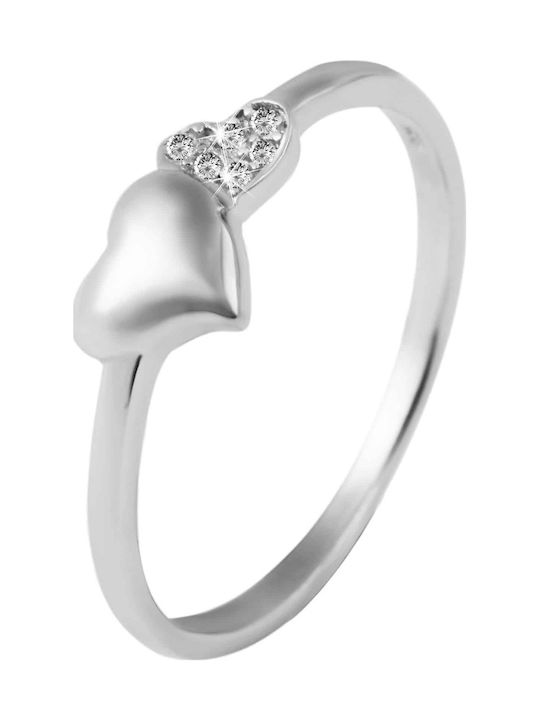 Akzent Ring with Zircon made of Silver