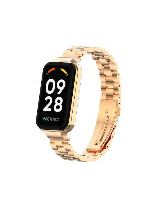Revomag Curea Oțel inoxidabil Aur (Smart Band 8 / Smart Band 9 / Smart Band 10)