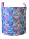 The Toy Bin Kinder Wäschekorb aus Stoff Star Camo Lila 45x45x50cm 1Stück