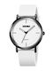 Skmei Damen Uhr mit Weiß Lederarmband