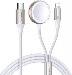 Joyroom Wearable Charger Apple Watch Whiteς