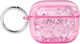 Sonique Hülle Kunststoff mit Haken in Rosa Farbe für Apple AirPods Pro 2