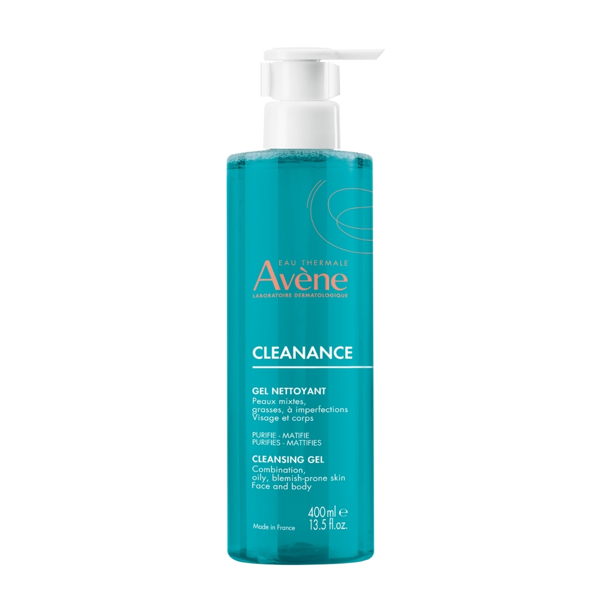 Eau Thermale Avène Cleanance Gel Καθαρισμού Προσώπου για Ακνεϊκές Επιδερμίδες 400ml