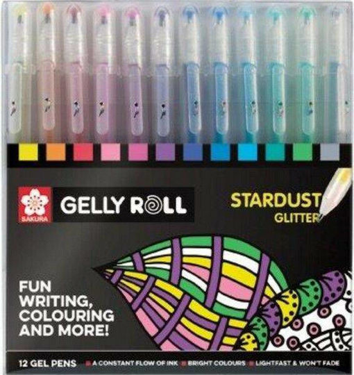 Sakura Stift Gel mit Mehrfarbig Tinte 12Stück