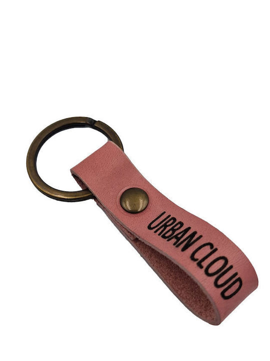 ByLeather Handgefertigt Schlüsselanhänger Leder Rosa