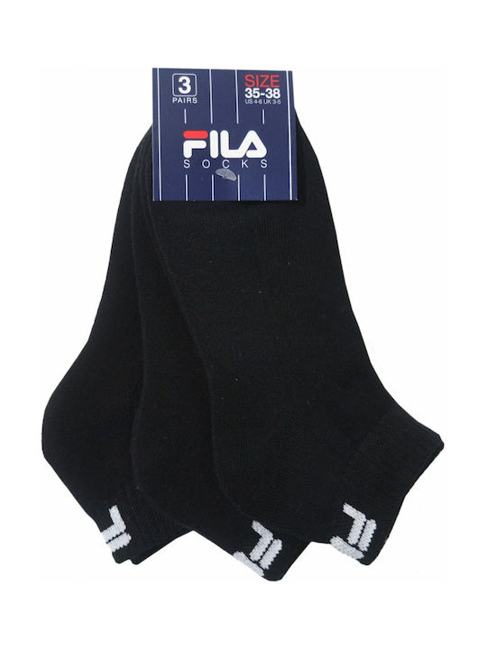 Fila Athletic Socks Black 3 Pairs