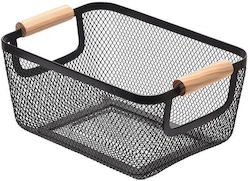 Estia Bamboo Essentials Кошница за съхранение Черен 24x17x11см 1бр