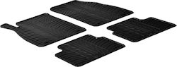 Auto Gs Set of Front and Rear Mats 4pcs for Opel Insignia Black