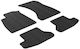 Auto Gs Set of Front and Rear Mats 4pcs for Renault Coupe Audi A5 Hyundai Coupe Black
